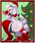 ambiguous_fluids anal anal_masturbation anal_penetration anthro anus backsack balls big_butt blush bow_(feature) butt candy candy_cane candy_cane_dildo christmas_clothing christmas_headwear christmas_tree clothing dessert dildo dildo_sitting femboy fluffy fluffy_tail food footwear genitals gloves handwear hat headgear headwear holidays legwear long_ears looking_at_viewer looking_back male markings masturbation naughty_face object_in_ass ornament penetration plant santa_hat sex_toy sex_toy_in_ass sex_toy_insertion smile smirk socks solo stockings striped_dildo striped_sex_toy tail toying_self tree white_balls karakylia christmas undertale undertale_(series) asriel_dreemurr_(god_form) boss_monster_(undertale) bovid caprine mammal hi_res