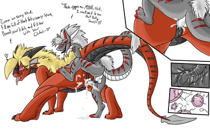 animal_genitalia anthro anthro_on_feral anthro_on_top anthro_penetrating anthro_penetrating_feral backsack balls belly bestiality bestiality_impregnation biped black_belly black_body black_penis black_scales black_sclera black_stripes black_vulva blonde_hair blue_eyes blush bodily_fluids butt cervical_penetration cervix claws close-up crossgender cum cum_drip cum_from_vagina cum_in_uterus cum_in_vagina cum_inside cum_on_butt cum_on_ground cum_on_penis cum_splatter dialogue dirty_talk dominant dominant_anthro dominant_male dripping duo erection feet female female_on_anthro female_on_bottom female_penetrated feral feral_on_bottom feral_penetrated foot_on_butt full_orifice genital_fluids genitals grey_body grey_hair grey_scales hair heart_symbol horn humiliation impregnation impregnation_request impregnation_view internal interspecies larger_female larger_feral larger_on_bottom larger_penetrated leaking_cum male male/female male_on_feral male_on_top male_penetrating male_penetrating_female multicolored_body multicolored_scales multiple_ova nude on_bottom on_top orange_eyes orgasm ovum paws penetration penile penile_penetration penis penis_in_vagina perineum porn_dialogue quadruped raised_tail rear_view red_body red_scales red_stripes scales semi-anthro sex sheath simple_background size_difference smaller_anthro smaller_male smaller_on_top sperm_cell spread_legs spreading standing step_pose step_position stripes submissive submissive_female submissive_feral tail text toe_claws tongue two_tone_body two_tone_scales uterus vaginal vaginal_canal vaginal_penetration vulva white_background white_balls white_body white_hair white_scales white_sheath synxirazu-niam mythology morca_(character) synxirazu-niam_(character) dragon mythological_creature mythological_scalie reptile scalie wingless_dragon 16:10 2011 digital_media_(artwork) english_text hi_res widescreen