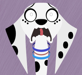 black_nose black_spots blue_collar collar female feral freckled_face freckles fur jewelry markings necklace orange_jewelry orange_necklace red_tongue screaming solo spots spotted_body spotted_fur tongue white_body white_fur saffronpanther 101_dalmatian_street 101_dalmatians disney dolly_(101_dalmatians) canid canine canis dalmatian domestic_dog mammal 2019 hi_res redraw