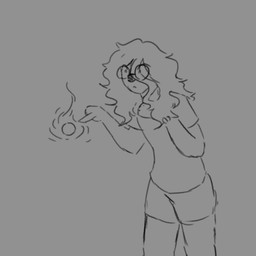 blush bodily_fluids breasts clothed clothing collapse cum cumshot ejaculation eyewear female gender_transformation genital_fluids genitals glasses growth hair heart_symbol hooves horn low_framerate male mtf_transformation nipples open_mouth orgasm solo species_transformation tail transformation undressing kawattame voices_of_the_void dr._kel animal_humanoid faun human humanoid mammal satyr 1:1 animated digital_media_(artwork) monochrome