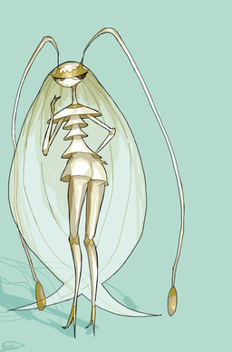 antennae_(anatomy) anthro biped blue_pupils butt exoskeleton eyelashes female female_anthro hair long_antennae long_hair long_neck mouth_closed nude nude_anthro nude_female pseudo_clothing pupils purple_eyes shadow solo standing white_antennae white_body white_exoskeleton white_hair usagaijin nintendo pokemon arthropod generation_7_pokemon insect pheromosa pokemon_(species) ultra_beast 2020 hi_res shaded