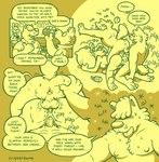 2023 alcohol anal anal_penetration anthro anthro_on_anthro anthro_penetrated anthro_penetrating anthro_penetrating_anthro anus balls bar beverage bisexual bodily_fluids bouncing_balls breath bro bros_being_bros butt canid canine canis comic critterdome dialogue domestic_dog double_penetration drooling english_text female genitals group group_sex hair hair_over_eyes hi_res lagomorph leporid lube male male/female male/male mammal mmf_threesome monochrome muscular muscular_anthro muscular_male nipples orientation_play panting penetration penile penile_penetration penis_in_ass penis_in_pussy question_mark rabbit saliva sex sound_effects speech_bubble spread_butt spreading straight_to_gay sweat text threesome trio vaginal vaginal_penetration wolf