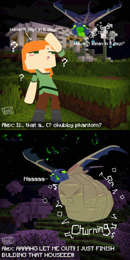 abdominal_bulge ambiguous_gender belly big_belly blue_body body_outline duo female female_prey feral flying green_mouth hair huge_belly human_prey legless membrane_(anatomy) membranous_wings night open_mouth oral_vore orange_hair outside rumbling_stomach soft_vore standing text tongue unwilling_prey vore wings cami_gz microsoft minecraft mojang xbox_game_studios alex_(minecraft) human mammal phantom_(minecraft) 1:2 english_text hi_res sequence signature watermark