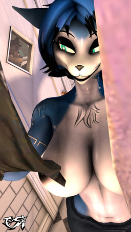anthro being_watched big_breasts black_body black_fur black_highlights black_nipples blue_body blue_fur blue_hair bottomwear breasts brown_body brown_fur brown_hair clothed clothing duo female female_focus fur hair highlights_(coloring) looking_at_another male multicolored_body multicolored_fur multicolored_hair nipples pants solo_focus teal_eyes topless topless_anthro topless_female two_tone_body two_tone_fur two_tone_hair white_body white_fur yellow_eyes psikokinetic warfaremachine_(modeler) nintendo star_fox krystal_(star_fox) psiko_(psikokinetic) canid canine canis fox jackal mammal 2024 3d_(artwork) 9:16 absurd_res digital_media_(artwork) hi_res source_filmmaker_(artwork) stepmother_(lore) stepmother_and_stepchild_(lore) stepmother_and_stepson_(lore) stepparent_(lore) stepparent_and_stepchild_(lore) stepparent_and_stepson_(lore) stepson_(lore)