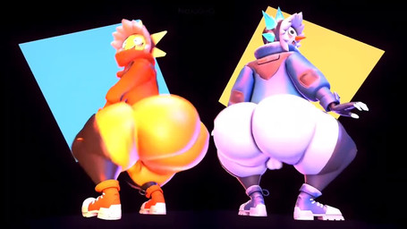 balls big_butt black_background bottom_heavy bottomless bottomless_male butt butt_focus clothed clothing duo footwear genitals huge_butt humanoid_genitalia humanoid_penis kneeling looking_back male orange_body orange_skin partially_clothed partially_clothed_male penis rear_view shaking_butt shoes simple_background small_penis sneakers sneakers_without_bottomwear twerking white_body white_skin yellow_body yellow_skin nicolaowo epic_games fortnite fortnite:_battle_royale cold_fusion_(fortnite) sunspot_(fortnite) humanoid 16:9 3d_(artwork) 3d_animation animated digital_media_(artwork) loop no_sound short_playtime source_filmmaker_(artwork) video widescreen