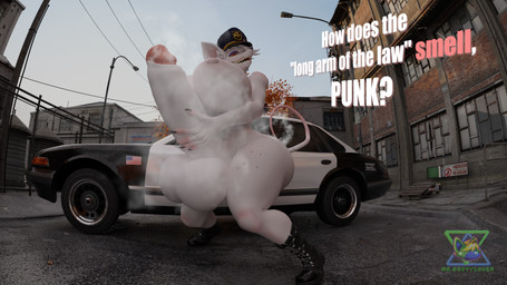 anthro asking_viewer balls big_balls big_breasts big_butt big_penis breasts butt car clothing erect_nipples erection footwear freckled_breasts freckled_face freckled_legs freckled_shoulders freckled_thighs freckles genitals gynomorph hatwear holding_penis huge_balls huge_breasts huge_butt huge_penis huge_thighs hyper hyper_balls hyper_breasts hyper_genitalia hyper_penis intersex looming musk nipples penis police police_cap police_car police_officer police_vehicle smelly smelly_penis smug sniffing_request solo thick_thighs unprofessional_behavior vehicle mr.bootylover warfaremachine_(modeler) officer_flint_(foresttherotten) mammal murid murine rat rodent 16:9 3d_(artwork) digital_media_(artwork) hi_res widescreen