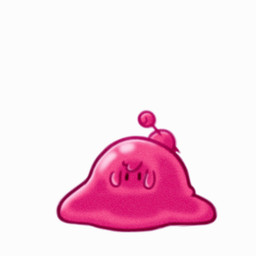 accessory big_breasts big_butt blinking bouncing_breasts bouncing_butt breasts butt dot_eyes featureless_breasts featureless_crotch female goo_hair hair_accessory hair_sticks hand_on_chest huge_breasts huge_butt pink_body pseudo_hair simple_background simple_eyes smile solo white_background dewbber circlia_(character) goo_creature goo_humanoid humanoid slime_(blob) 2023 animated