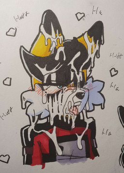 anthro bodily_fluids breath bukkake cum cum_covered cum_in_mouth cum_inside cum_on_face eyelashes eyeshadow genital_fluids long_eyelashes makeup male mascara messy moan one_eye_closed open_mouth panting ruined_makeup running_makeup running_mascara solo tears tongue tongue_out justsomeidiotonline archie_comics sega sonic_the_hedgehog_(archie) sonic_the_hedgehog_(comics) sonic_the_hedgehog_(series) miles_prower_(anti-tails) canid canine fox mammal red_fox true_fox absurd_res hi_res