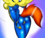 2012 anthro anthrofied breasts butt camel_toe clothing equine female friendship_is_magic jrvanesbroek mammal my_little_pony pegasus pussy simple_background skinsuit solo spitfire_(mlp) wings wonderbolts_(mlp)
Rating: Explicit
Score: 20
User: Kholchev
Date: February 13, 2012