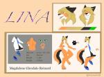 anthro black_body black_fur blonde_hair breasts clothing female fur genitals green_eyes hair mature_anthro mature_female medium_breasts orange_body orange_fur pussy solo white_body white_fur artzstudio08 lina_reinard canid canine fox mammal red_fox true_fox 2019 4:3 absurd_res flat_colors hi_res model_sheet