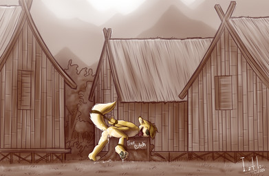 anthro anus bodily_fluids bound cum cum_drip cum_in_vagina cum_inside cum_on_feet cum_on_ground cum_on_leg cum_on_tail dripping feet female genital_fluids genitals loli nude open_mouth outside public_use raised_tail tail tongue tongue_out tree_stump vulva young young_anthro iztli canid canine canis domestic_dog mammal 2015 absurd_res hi_res signature andromorph_(lore)