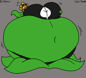 belly belly_expansion big_belly big_breasts black_clothing black_eyes black_panties black_shirt black_topwear black_underwear blush body_inflation breast_expansion breasts clothing expansion eyelashes eyewear eyewear_on_head female flower freckled_face freckles goggles goggles_on_head green_body grey_background hand_on_breast hand_on_own_breast huge_belly huge_breasts hyper hyper_belly hyper_breasts hyper_inflation inflation leaf leaf_arms leaf_legs motion_lines navel not_furry open_mouth orange_face panties petal_hair petals plant pseudo_hair red_eyewear red_goggles red_mouth red_tongue shirt simple_background solo spherical_inflation swelling text three-quarter_view tight_clothing tongue topwear underwear yellow_petals yellow_sclera jalpunny reathe third-party_edit electronic_arts plants_vs._zombies plants_vs._zombies_heroes popcap_games solar_flare_(pvz) elemental_creature elemental_humanoid flora_fauna flower_creature humanoid plant_humanoid sunflower_(pvz) 2025 artist_name color_edit colored digital_media_(artwork) flat_colors