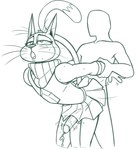 anal anal_penetration anthro arm_grab balls bent_over big_penis blush bodily_fluids bottomwear bouncing_penis bow_ribbon breath clothed clothing crossdressing cum cum_while_penetrated duo erection eye_roll faceless_character faceless_male femboy from_behind_position gem genital_fluids genitals holding_arm looking_pleasured male male/male male_penetrated male_penetrating male_penetrating_male motion_lines musk musk_clouds penetration penile penile_penetration penis penis_in_ass penis_under_skirt sailor_uniform scarf sex skirt sweat whiskers redout mighty_magiswords cattus_the_one_blade domestic_cat felid feline felis human mammal 2025 hi_res monochrome