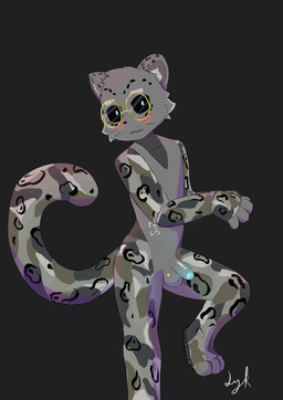 anthro commissioner_oc foreskin genitals humanoid_genitalia kemono male male/male penis solo lyksaki felid feline mammal absurd_res hi_res