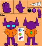 3_fingers 3_toes anthro balls clothing erection feet fingers genitals humanoid_genitalia humanoid_penis male penis simple_background smile solo teeth toes secretsableye nintendo pokemon sabes generation_3_pokemon pokemon_(species) sableye digital_media_(artwork) hi_res model_sheet