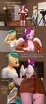 3d_(artwork) absurd_res anthro anthrofied clothing comic dialogue digital_media_(artwork) duo english_text equid equine female friendship_is_magic hasbro hi_res hitch_trailblazer_(mlp) male mammal mlp_g5 my_little_pony mythological_creature mythological_equine mythology panties papadragon69 pegasus pipp_petals_(mlp) text underwear wings