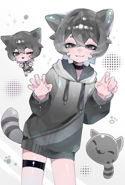 :3 aegyo_sal alternate_species ambiguous_feral ambiguous_gender black_choker black_jewelry black_necklace blush blush_lines chibi choker claw_pose clothing duo eyes_closed feral glistening glistening_body glistening_clothing glistening_hair glistening_hoodie glistening_skin glistening_tail grey_clothing grey_eyes grey_hair grey_hoodie grey_topwear hair hood_down hoodie humanoid_focus humanoidized jewelry long_sleeves looking_at_viewer male male_humanoid markings necklace one_eye_closed open_mouth open_smile paw_pose pose short_hair simple_background skindentation smile smiling_at_viewer sparkles striped_markings striped_tail stripes tail tail_markings thigh_strap topwear white_background plaw_01 slime_rancher animal_humanoid blob_creature cat_humanoid felid felid_humanoid feline feline_humanoid goo_creature humanoid mammal mammal_humanoid slime_(slime_rancher) tabby_slime 2025 digital_drawing_(artwork) digital_media_(artwork) hi_res