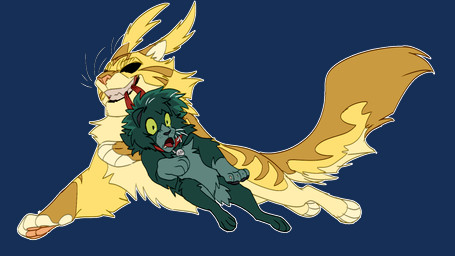 ambiguous_gender black_eyes black_sclera collar collar_grab duo feral feralized fluffy fluffy_tail fur green_body green_fur long_tail no_pupils pawpads paws quadruped red_collar running scruff_grab sharp_teeth simple_background size_difference smile surprised tail teeth transparent_background whiskers yellow_body yellow_fur young segamastergirl my_hero_academia warriors_(book_series) izuku_midoriya toshinori_yagi domestic_cat felid feline felis mammal tabby_cat 16:9 alpha_channel crossover hi_res widescreen
