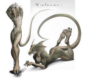 5_toes animal_genitalia anthro beard claws digitigrade ear_fins ear_frill facial_hair feet fin frill_(anatomy) genital_slit genitals green_body green_scales long_tail looking_at_viewer male multiple_poses nude orange_eyes pole pose scales smile soles solo tail toe_claws toes kredri agamid frilled_lizard lizard reptile scalie