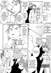 anthro bear canid canine canis clothing comic cotton_(artist) dialogue domestic_dog english_text felid female fur greyscale kuro_(tooboe_bookmark) lion male mammal monochrome pantherine text tooboe_bookmark yuki_(tooboe_bookmark)