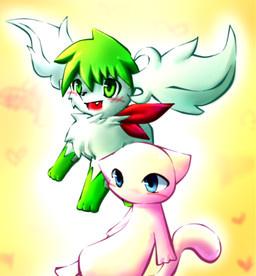 <3 all_fours ambiguous_gender blue_eyes blush cute duo fur green_eyes green_fur legendary_pokémon mew nintendo open_mouth pink_fur plain_background pokémon shaymin shaymin_(sky_form) sitting teeth tongue unknown_artist video_games yellow_background
Rating: Safe
Score: 0
User: Hydr0
Date: February 03, 2015 <3 all_fours ambiguous_gender blue_eyes blush cute duo fur green_eyes green_fur legendary_pokémon mew nintendo open_mouth pink_fur plain_background pokémon shaymin shaymin_(sky_form) sitting teeth tongue unknown_artist video_games yellow_background
Rating: Safe
Score: 0
User: Hydr0
Date: February 03, 2015