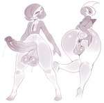 anus backsack balls big_balls big_butt big_penis butt duo erection femboy genitals huge_penis humanoid_genitalia humanoid_penis male penis saltyxodium nintendo pokemon gallade gardevoir generation_3_pokemon generation_4_pokemon pokemon_(species) 2024 hi_res