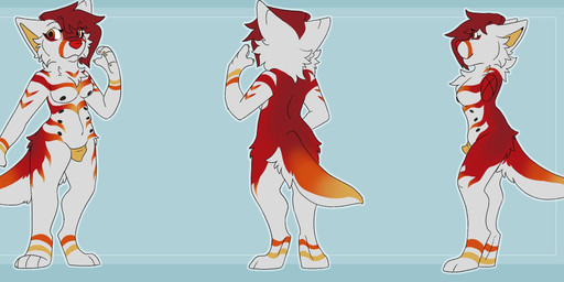 animal_genitalia animal_vulva anthro anus breasts canine_genitalia canine_vulva female genitals nipples solo vulva deltawing23 canid mammal absurd_res hi_res model_sheet