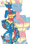 adopts anthro female brainart mythology dragon kobold mythological_creature mythological_scalie scalie hi_res