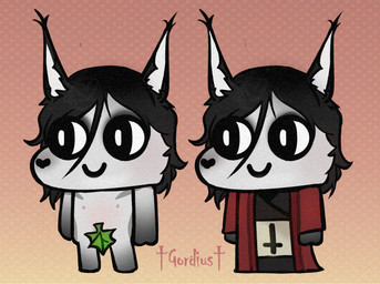 anthro athletic athletic_anthro athletic_male barefoot belly biceps biped black_body black_clothing black_ears black_fur black_hair black_nose blue_eyes bottomless bottomless_anthro bottomless_male chibi cloak clothed clothing cult cultist ear_markings eye_markings eyebrows feet front_view fully_clothed fur grey_arms grey_body grey_fur grey_hands grey_legs grey_markings grey_paws hair head_markings inner_ear_fluff leaf leaf_censor leaf_clothing leg_markings long_hair male markings multicolored_body multicolored_fur nipples nude nude_anthro nude_male orange_background partially_clothed paws pink_nipples plantigrade red_cloak red_clothing religion religious_clothing religious_symbol shoeless simple_background skinny slim slim_anthro slim_male small_waist smile socks_(marking) solo standing topless topless_anthro tuft white_arms white_belly white_body white_chest white_clothing white_feet white_fur white_legs white_paws gordius cult_of_the_lamb massive_monster_(studio) eric_martins mammal rodent sciurid tree_squirrel 2024 digital_drawing_(artwork) digital_media_(artwork) full-length_portrait hi_res model_sheet painting_(artwork) portrait