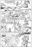 anthro apode black_and_white boots bottle clothed clothed/nude clothed_male clothing comic container dialogue draconcopode dragon english_text equid equine eyes_closed female folded_wings footwear fully_clothed furniture group gustav_(here_there_be_dragons) here_there_be_dragons horn horse karno larger_female legless male mammal membrane_(anatomy) membranous_wings monochrome mythological_creature mythological_scalie mythology naga narrowed_eyes nude open_mouth open_smile oracle_ruzuya reptile scalie serpentine singing size_difference smaller_male smile smoke snake speech_bubble standing table tail teeth text trio wings zashy