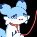 ambiguous_gender cheek_tuft collar facial_tuft feral heart_eyes heart_symbol leash looking_pleasured narrowed_eyes open_mouth solo sticker_pack tuft flong palworld pocketpair chillet mammal mustelid pal_(species) 1:1 alpha_channel animated loop low_res short_playtime thumbnail