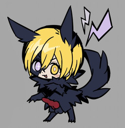 animal_genitalia animal_penis balls black_body black_fur blonde_hair canine_genitalia canine_penis chibi e.g.o. fluffy fluffy_tail fur genitals gynomorph hair heterochromia humanoid_face intersex knot open_mouth penis purple_eyes red_penis simple_background solo tail yellow_eyes gorezzly third-party_edit unknown_artist limbus_company project_moon alleyway_watchdog don_quixote_(limbus_company) abnormality_(project_moon) animal_humanoid bloodfiend canid canid_humanoid canine canine_humanoid canis humanoid mammal mammal_humanoid wolf wolf_humanoid
