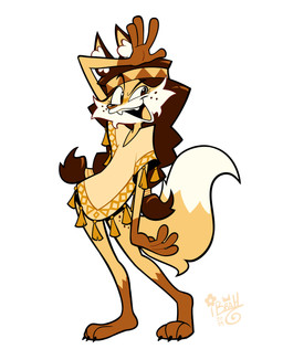 anthro barefoot big_ears black_hair braided_hair breasts butt cheek_tuft clothed clothing eyebrows facial_tuft feet female freckled_butt freckled_face freckled_legs freckled_thighs freckles fur hair inner_ear_fluff kerchief multicolored_body multicolored_fur multicolored_hair partially_clothed poncho simple_background simple_eyes skimpy small_breasts smile smiling_at_another smug smug_eyes smug_face smug_grin solo tuft white_background ibrah_(artist) northwind_(efradraws) shongila_(northwind) canid canine canis fox mammal absurd_res digital_drawing_(artwork) digital_media_(artwork) hi_res model_sheet traditional_media_(artwork)