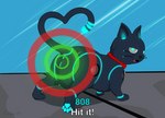 2023 808_(hi-fi_rush) anus butt domestic_cat english_text fangs felid feline felis female feral gameplay_mechanics genitals gesture glowing glowing_eyes glowing_genitalia glowing_pawpads glowing_paws glowing_pussy heart_shaped_tail heart_symbol heart_tail hi-fi_rush hi_res kaiberu looking_at_viewer machine mammal microsoft musical_note musical_symbol open_mouth pawpads paws presenting presenting_hindquarters presenting_pussy pussy raised_tail rhythm_game robot solo speaker symbol tail tail_gesture tail_heart tango_gameworks teeth text