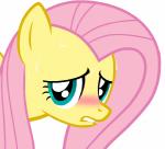 animated blush content_aware_scale distortion equid equine female fluttershy_(mlp) friendship_is_magic fur hair hasbro horse looking_at_viewer mammal misleading_thumbnail my_little_pony pink_hair pony simple_background smile solo stoic third-party_edit tiarawhy what what_has_magic_done what_has_science_done yellow_body yellow_fur