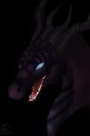 blue_eyes horn purple_body purple_scales scales solo teeth tongue lovecatsanddragons everquest everquest_2 mythology dragon mythological_creature mythological_scalie scalie 2:3 absurd_res hi_res