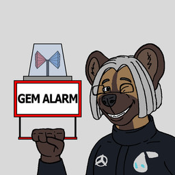 alarm anthro black_jumpsuit black_nose brown_body brown_fur clothed clothed_anthro clothed_female clothing eyebrows eyewear female fur gem glasses grey_hair hair inner_ear_fluff jumpsuit looking_at_viewer one_eye_closed pulling_lever racing_suit smile solo tan_body tan_fur text tuft wink nuclearcece formula_1 gem_alert_meme mercedes-benz soyjak veronica_(azimuthium) african_wild_dog canid canine mammal 1:1 2025 animated digital_drawing_(artwork) digital_media_(artwork) english_text