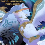 1:1 anivia_(lol) anthro avian beak bear bird blush brother_(lore) brother_and_sister_(lore) clenched_teeth comic cover cover_art cover_page digital_media_(artwork) duo embrace european_mythology eyes_closed feathered_wings feathers female feral fur fur_markings glowing glowing_eyes greek_mythology happy hi_res hug league_of_legends male male/female mammal markings mythological_avian mythological_bird mythological_creature mythological_firebird mythology phoenix polar_bear quangdoann riot_games sibling_(lore) simple_background sister_(lore) smile tail tail_grab teeth tencent text ursine volibear white_body white_feathers white_fur wings