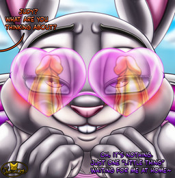 4_fingers alternate_costume anthro big_penis buckteeth cock_hungry dialogue disembodied_penis duo eyewear fantasizing female fingers genitals heart_sunglasses heart_symbol huge_penis humanoid_genitalia humanoid_penis looking_at_genitalia looking_at_penis lustful_gaze male offscreen_character penis solo_focus sunglasses teeth text foxium disney sega sonic_the_hedgehog_(series) zootopia judy_hopps miles_prower nick_wilde european_rabbit lagomorph leporid mammal oryctolagus rabbit english_text hi_res