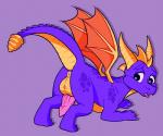 anus balls big_balls butt erection feral genitals horn male mythical penis presenting scales solo tail wings activision european_mythology mythology spyro_the_dragon spyro dragon mythological_creature mythological_scalie scalie western_dragon absurd_res hi_res