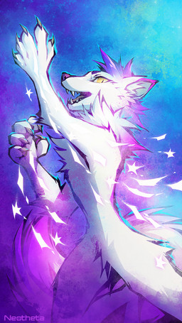 anthro biped claws fingers fur hair looking_at_viewer male nude nude_anthro nude_male simple_background smile solo tail teeth tongue neotheta arctic_fox canid canine fox mammal true_fox 2026 9:16 digital_drawing_(artwork) digital_media_(artwork) hi_res
