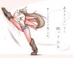 2014 anthro breasts brown_hair clothed clothing day-t female hair japanese_text kicking latias legendary_pokémon long_hair nintendo pokémon pokémorph solo text translation_request video_games
Rating: Safe
Score: 5
User: Finchmaster
Date: February 20, 2014