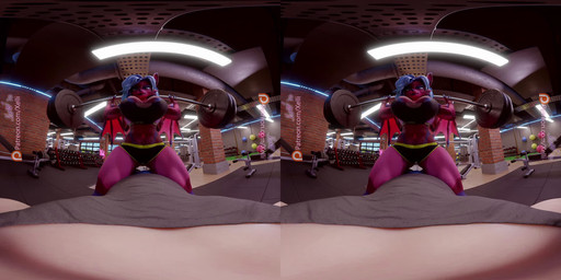 abs anthro areola areola_slip athletic athletic_anthro athletic_female back_wings bat_wings big_breasts blue_claws blue_eyes blue_hair blue_nipples bra breasts claws clothing duo exercise eyebrows eyelashes female first_person_view footwear from_front_position fur hair huge_breasts inside long_ears looking_at_viewer male male/female membrane_(anatomy) membranous_wings multicolored_body multicolored_fur muscular muscular_anthro muscular_arms muscular_female muscular_thighs nails nipples on_bottom on_top pink_body pink_fur purple_body purple_fur red_body red_fur shoes sneakers solo speech_bubble sports_bra spread_wings tail tattoo text text_on_clothing thick_thighs tight_clothing underwear virtual_reality vr_media weightlifting weights wing_claws wings womb_tattoo workout xelli blender_cycles fiana_(xelli) bat human mammal 2:1 3d_(artwork) 3d_animation animated blender_(artwork) digital_media_(artwork) hi_res high_framerate long_playtime side_by_side_stereogram sound stereogram webm