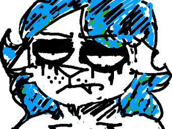 ambiguous_gender anthro blue_hair cheek_tuft chest_tuft chin_tuft facial_tuft fur glaring glaring_at_viewer grumpy hair half-closed_eyes holidays long_hair looking_at_viewer makeup mascara narrowed_eyes notched_ear running_makeup running_mascara simple_background snaggle_tooth solo tuft white_background maeworl april_fools'_day cc0 creative_commons furid_(e621) mull_(maeworl) domestic_cat felid feline felis mammal 2025 4:3 bust_portrait digital_media_(artwork) low_res portrait female_(lore)