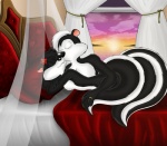 anthro bed black_fur breasts cat couple drevil eyes_closed feline female fur kissing looney_tunes male nude penelope_pussycat pepé_le_pew skunk straight tail_censorship warner_brothers
Rating: Questionable
Score: 9
User: Gemini
Date: December 14, 2013