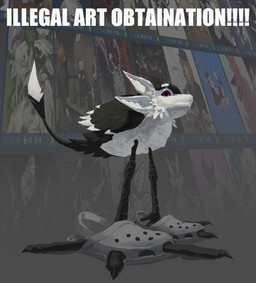 4_ears 4_toes ambiguous_gender anthro avian_feet big_feet biped black_body black_claws black_feathers black_feet black_fur black_legs black_sclera black_tail black_toe_claws black_wings chest_tuft claws clothing countershading digitigrade feathered_wings feathers feet feral fingers footwear fur hair looking_at_viewer low-angle_view multi_ear multicolored_body nude purple_eyes simple_background simulated_traditional_(artwork) solo standing tail tail_feathers talons text toe_claws toes tuft tufted_fur white_body white_feathers white_fur white_tail white_text white_wings winged_arms wings hilyasp crocs e621 pukeko_(meme) fyr_(fenrir784) avali avian bird swamphen 2025 colored digital_drawing_(artwork) digital_media_(artwork) e621_post_recursion english_text hi_res meme rebelle_(artwork) shaded simple_shading