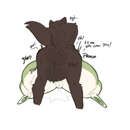ambiguous_gender anal anthro anthro_on_anthro anthro_penetrating anus balls balls_deep big_balls big_butt blush bodily_fluids breasts brown_body brown_eyes brown_fur bubble_butt butt cellulite deep_penetration dialogue dripping duo excessive_genital_fluids excessive_precum fluffy from_behind_position fur genital_fluids genitals huge_butt male male/male moan nub_tail null null_bulge obsessed overweight penetration pinned plap precum precum_drip precumflation raised_tail relentless sex shortstack simple_background slamming small_breasts squeezing tail text thick_thighs white_background wide_hips lopsalien ali_(lopsalien) alien canid canine canis mammal 1:1 english_text