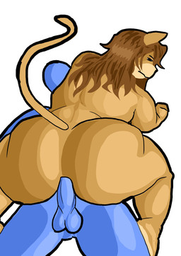 anal anal_penetration anthro balls big_butt blue_body brown_body brown_fur brown_hair butt cowgirl_position duo faceless_character faceless_male from_front_position fur genitals hair long_hair low_effort male male/male on_bottom on_top penetration penile penile_penetration penis_in_ass sex simple_background slightly_chubby tail thick_thighs white_background mementomoriye moriye_(mementomoriye) felid feline humanoid mammal cel_shading digital_media_(artwork) hi_res shaded