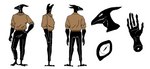 anthro beak black_body brown_clothing brown_shirt brown_topwear clothed clothing male shirt solo topwear mertvykhcrows oliver_(mertvykhcrows) avian bird corvid corvus_(genus) crow mammal oscine passerine digital_media_(artwork) hi_res