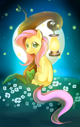 cutie_mark feathered_wings feathers female feral flower fur green_eyes hair lamp lantern looking_at_viewer moon night pink_hair plant scenery simple_background sitting smile solo tail tree wings wood yellow_body yellow_feathers yellow_fur kohtek friendship_is_magic hasbro my_little_pony mythology fluttershy_(mlp) ambient_arthropod ambient_firefly ambient_insect arthropod beetle elateroid equid equine firefly insect mammal mythological_creature mythological_equine pegasus 2012